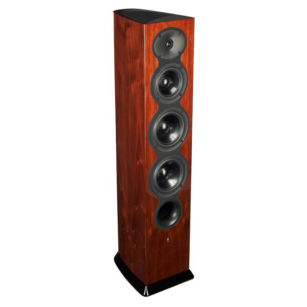 F206 - Walnut - 3-Way Floorstanding Tower Loudspeaker - Hero