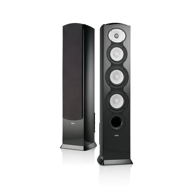 F226BE - Black Gloss - 3-Way Dual 6" Floorstanding Loudspeaker - Hero
