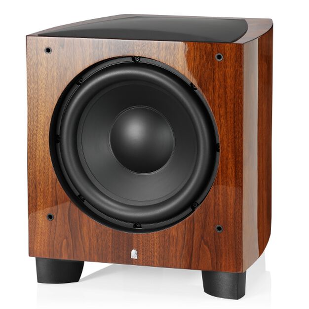 B112 - Walnut - 12" Powered Subwoofer - Hero