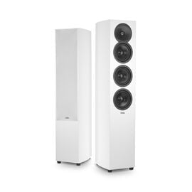 F35 - White - 2 1/2-way Triple 5.25" Floorstanding Loudspeaker - Hero