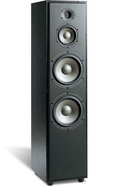 F12 - Cherry - Concerta Series, 3-Way Floorstanding Loudspeaker - Hero