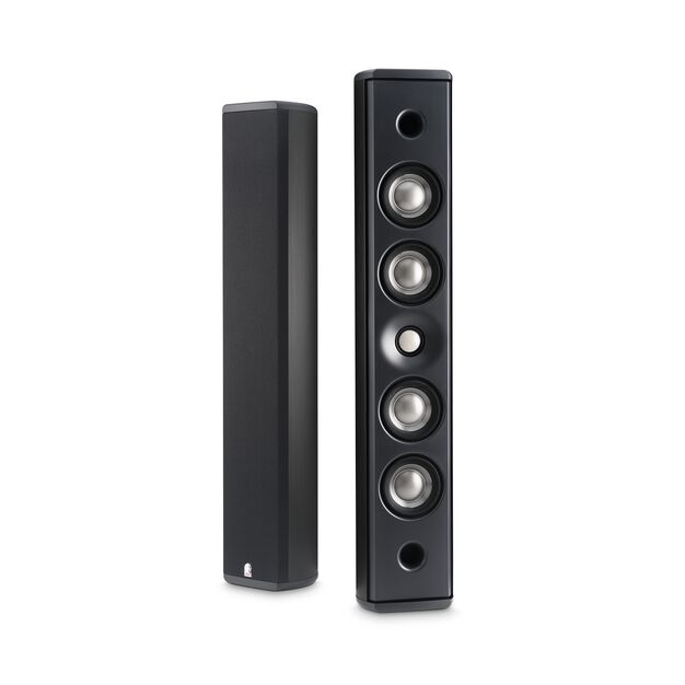 M10 - Black - Concerta Series, 2&frac12;-Way On-Wall Loudspeaker - Hero