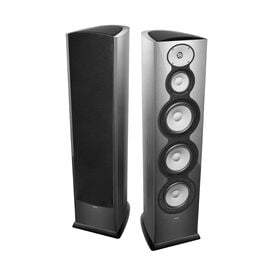 F328Be - Silver - 3-Way Triple 8" Floorstanding Loudspeaker - Hero