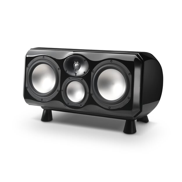 Voice2 - Black Gloss - Ultima2 Loudspeaker Series, 3-Way Center Channel Loudspeaker - Hero