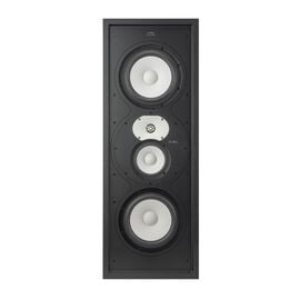 W228Be - Black - Dual 8-inch (200mm) 3-way In-wall Loudspeaker - Hero